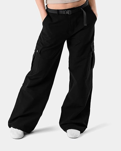 Photo 1 of Kamo Fitness MotionTech High Waist Cargo, Stretchy Hiking Pants for Women - Leg Adjustable Baggy Pants with Pockets SZ SMALL 
