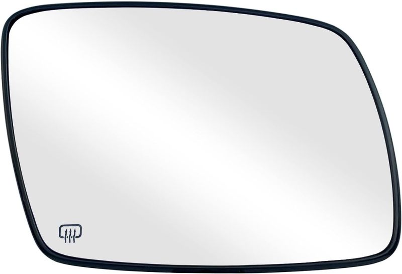 Photo 1 of Passenger Side View Heated Mirror Glass Replacement For 2009 2010 2011 2012 2013 2014 2015 2016 2017 2018 2019 Dodge Journey - For Dodge Journey Convex Side Mirror With Backing Plate (RIGHT SIDE)