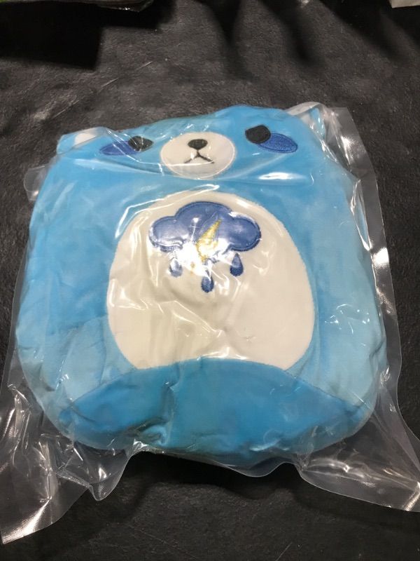 Photo 2 of Auspicious beginning Bear Plush Toys-11'' Bear Plush Stuffed Animal Blue Bear Anime Plush, Blue Rainy Day Plushies Stuffed Animals, Cute Bear Plushies, Cute Plushies Chrismas Birthday Gifts for Kids