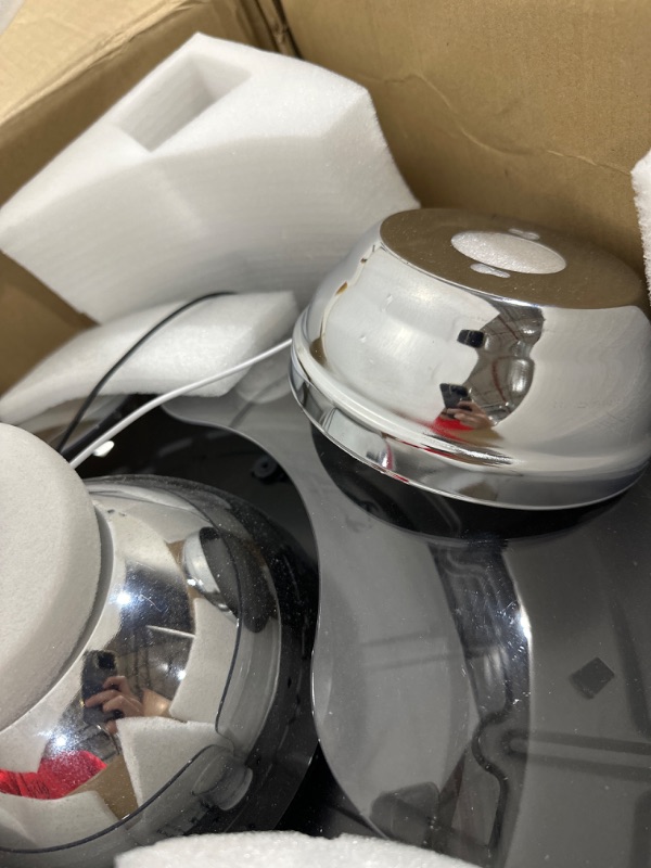 Photo 3 of 42'' Chandelier Ceiling Fan,Fandelier Ceiling Fan with Light,Retractable Fan,LED Dimmable Crystal Fandelier for Bedroom Living Room,6-Speed,Reversible,APP & Memory Function 42 inch