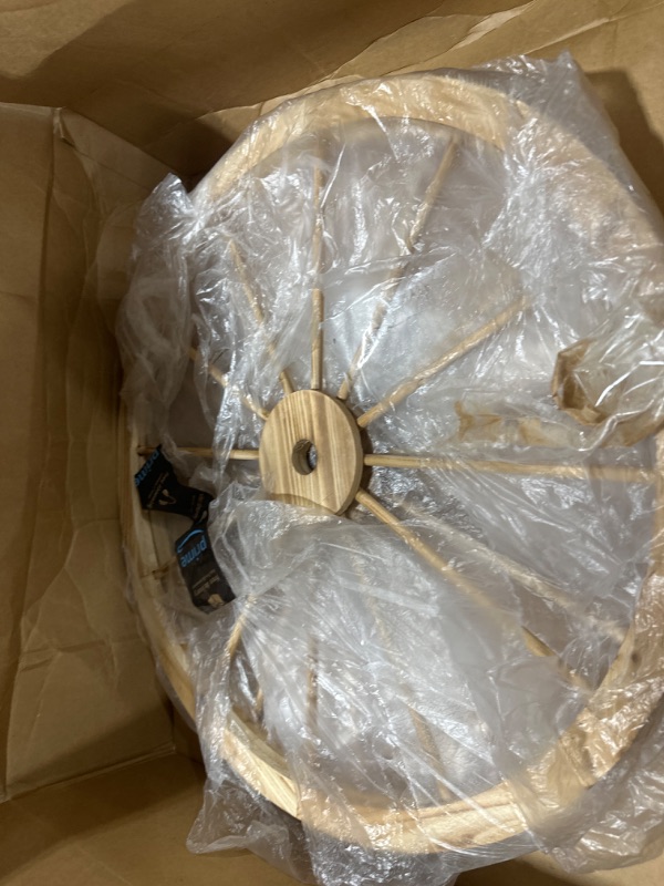 Photo 1 of 2PCS 12" Wooden Wagon Wheel, Vintage Wooden Wheel Hanging on Wall