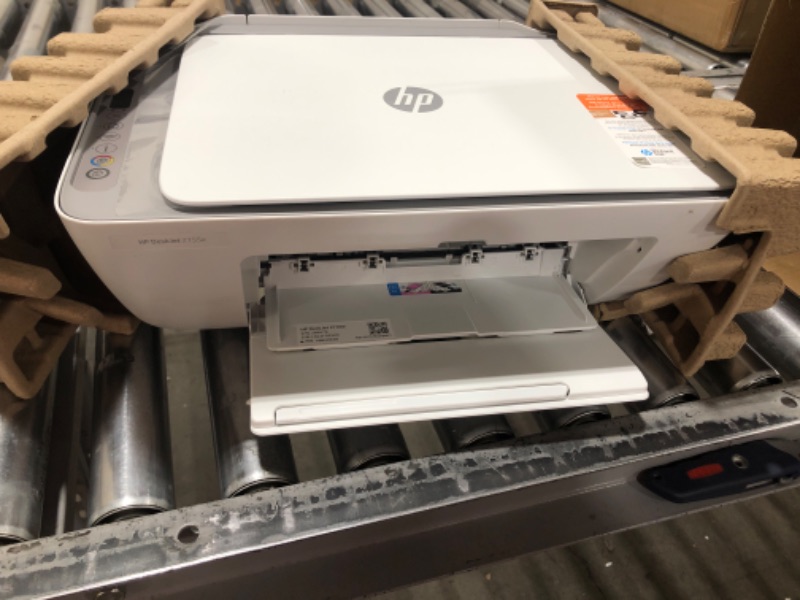 Photo 2 of HP DeskJet 2755e Wireless Color All-in-One Printer  (26K67A), white