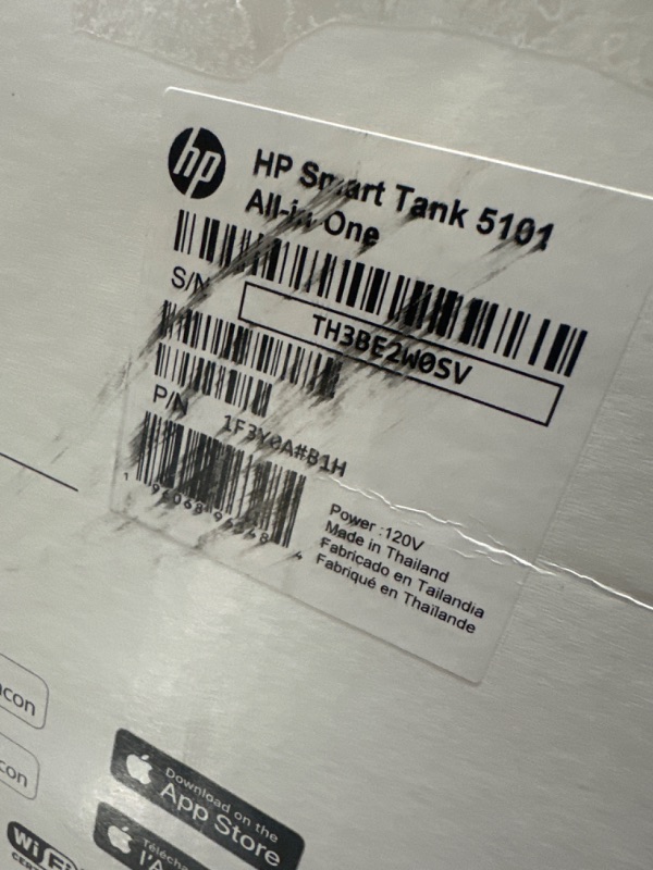 Photo 4 of HP Smart-Tank 5101 Wireless All-in-One Ink-Tank Printer with up to 2 Years of Ink Included (1F3Y0A),White