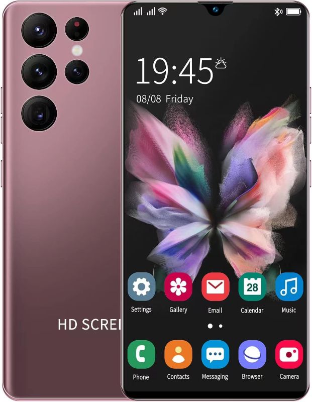 Photo 1 of Unlocked Smartphone 6.7inch Cell Phone S22 Ultra 2+16GB HD Full Screen Straight Talk Phone Dual Sim Unlocked Android Phones Boost Mobile Phone(Rose glod)