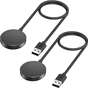 Photo 1 of 2 Pack Compatible with Samsung Watch Charger,Galaxy Watch 6/5/4 Charger Cable Dock USB Replacement for Samsung Galaxy Watch 6/6 Classic/ 5/5 Pro/4/4 Classic/3/Active 2/Active