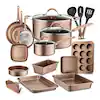 Photo 1 of 12-Piece Bronze Nonstick Cooking Kitchen Cookware Pots and Pans Set
