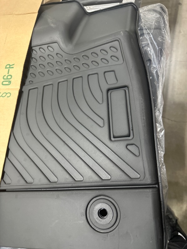 Photo 2 of Binmotor-All Weather Floor Mats for Hyundai Ioniq 5 2022-2025 Movable Console (Limited Models), 1st & 2nd Row Full Set, Heavy Duty Car Floor Liners-Black IONIQ5 Accessories 2022-2025 Ioniq 5 Movable Console Black