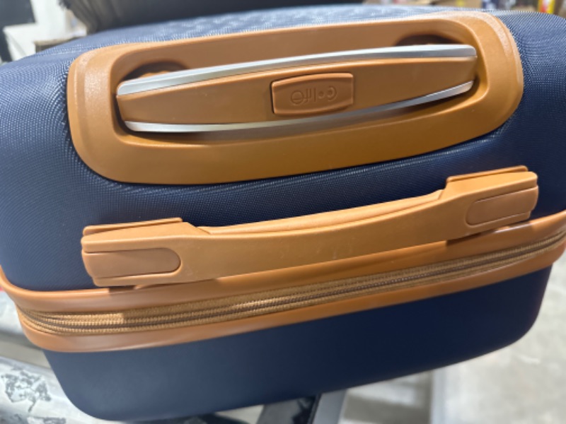 Photo 3 of Coolife Luggage Set 3 Piece Luggage Set Carry On Suitcase Hardside Luggage with TSA Lock Spinner Wheels(Navy, 3 piece set (BP/TB/20))

