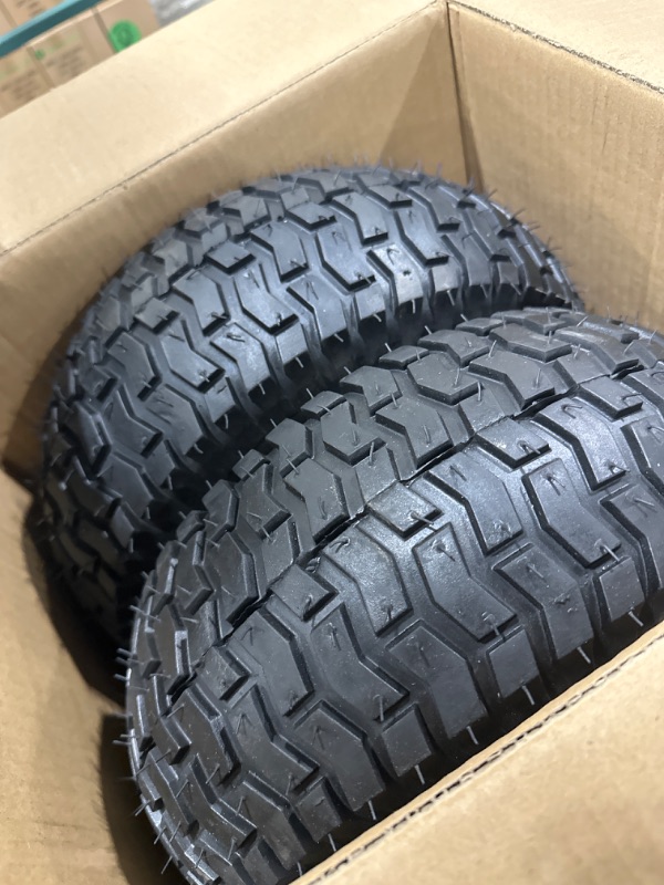 Photo 2 of 15x6.00-6 Lawn Mower Tires with Rim