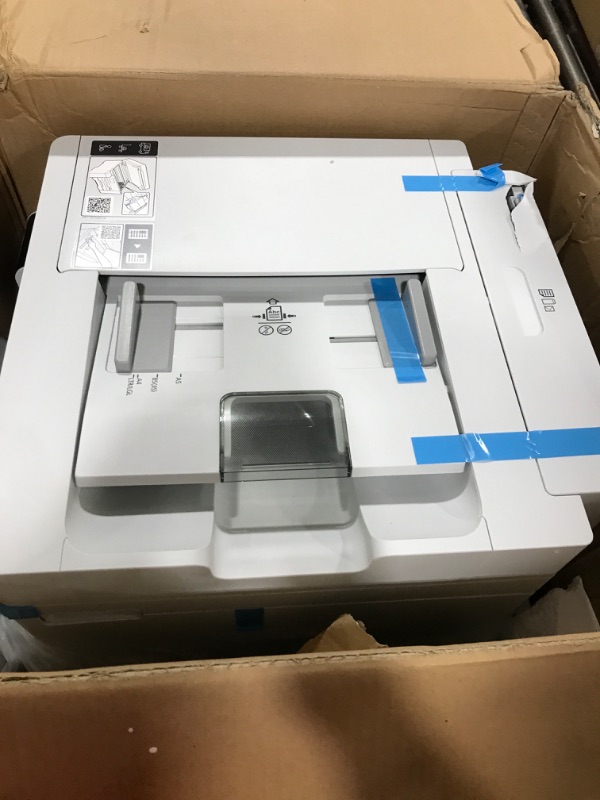 Photo 3 of Epson EcoTank Pro ET-5850 Wireless Color All-in-One Supertank Printer with Scanner, Copier, Fax and Ethernet, White ET-5850 FAX/Print/Copy/Scan