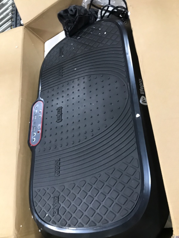 Photo 2 of LifePro Vibration Plate Exercise Machine - Whole Body Workout Vibration Fitness Platform W/ Loop Bands - Home Training Equipment for Weight Loss & Ton
