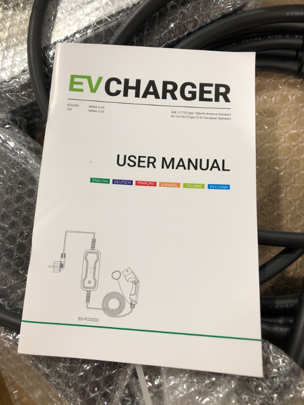 Photo 3 of LEFANEV 15A EV Charger Level 1,20ft NEMA 5-15 Portable Electric Vehicle Charging Station for Electric and Hybrid Vehicles(15A)