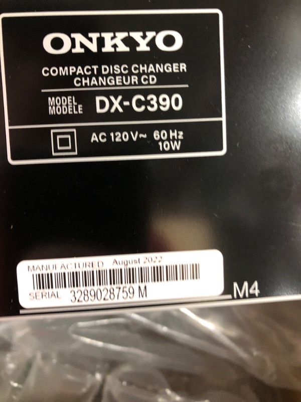 Photo 5 of Onkyo DXC390 6 Disc CD Changer,Black
