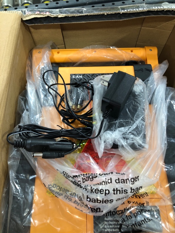 Photo 3 of E-Ant Jump Starter, 2000 Peak Amps Solar Car Jump Starter with Air Compressor 260PSI, Portable Power Station with 110V 400W Inverter, Dual AC DC USB Output,12V Auto Battery Jumper Clamp