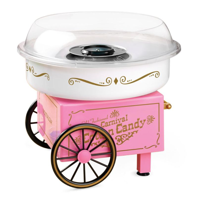 Photo 1 of Nostalgia Electrics Vintage Hard & Sugar-Free Candy Cotton Candy Maker, Pink
