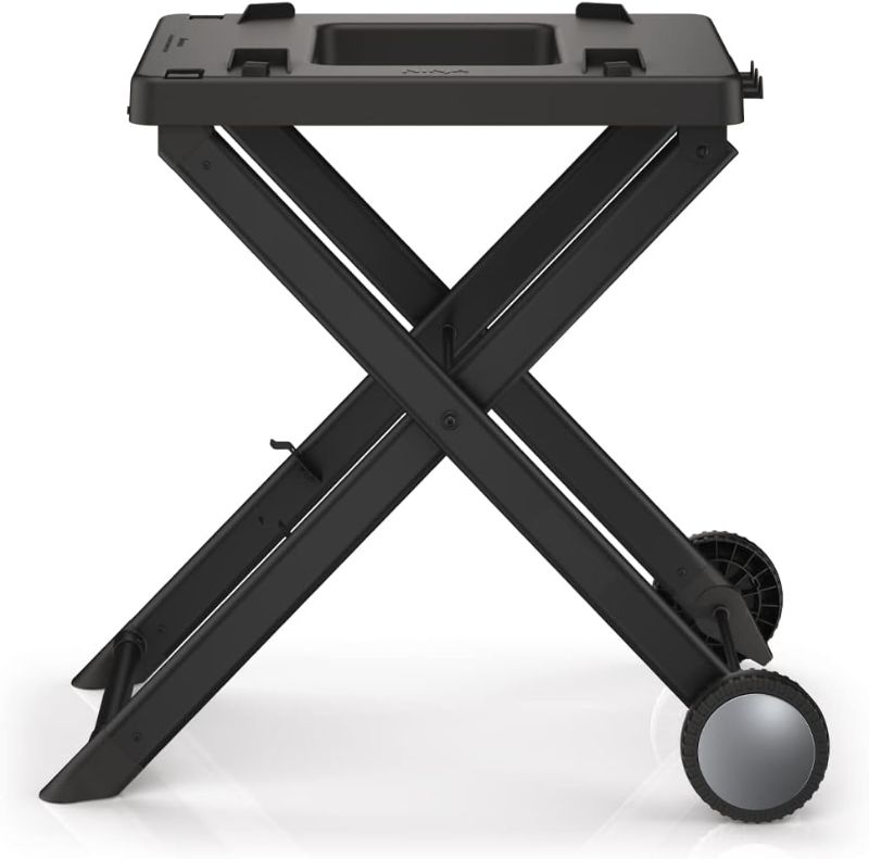 Photo 1 of Ninja Wood Fire Collapsible Outdoor Grill Stand, Made for Ninja Wood Fire Grills, Xskstand - Black

