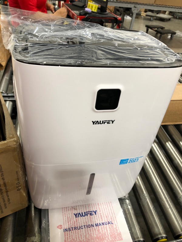 Photo 2 of Yaufey 150 Pints Energy Star Dehumidifier with Pump for Home, Basement and Room up to 7000 Sq. Ft., With Drain Hose, Timer, Intelligent Humidity Control and Large Water Tank?JD026R-150PM?
