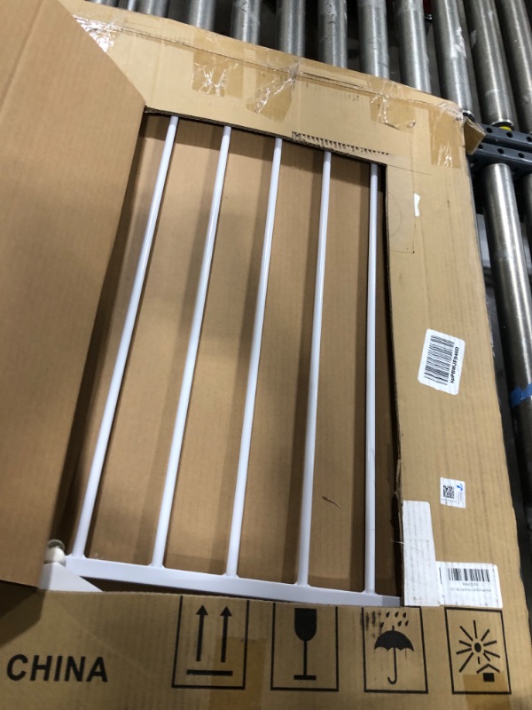 Photo 1 of Baby Gate for Stairs, 29.9" High Safety Pet Gates for Dogs, Fits Between 25.5" and 28.3", Easy Walk Safety Gates for Baby, Easy Install Pressure/Hardware Mounted Dog Gates for House Indoor 28.3" Wide