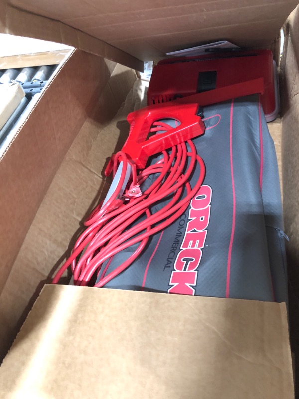 Photo 2 of Oreck Commercial Upright Bagged Vacuum Cleaner, Lightweight, 40ft Power Cord, U2000R1, Grey/Red Oreck Commercial Upright Vacuum Cleaner