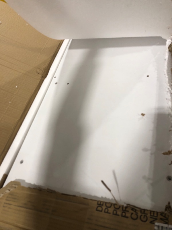 Photo 1 of Elephance Moveable Vanity Desk with Mirror for Small Spaces, Makeup Dressing Table Computer Desk with Drawers and Shelves for Bedroom