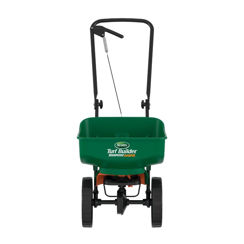 Photo 1 of Scotts Turf Builder EdgeGuard Mini Broadcast Spreader - Holds Up to 5,000 sq. ft. of Lawn Product Single Pack Mini