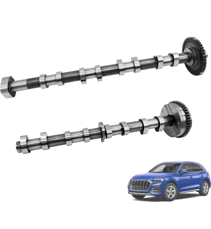 Photo 1 of 06H109021K Intake & Exhaust Camshaft Compatible with A-u-d-i A4 A5 Q3 Q5 TT For VW Jetta Passat Tiguan GTI CC 2.0T Replace # 06H109021H,06H109022BB, 06H 109 022 M