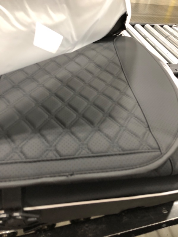 Photo 1 of Black Panther Full Set Car Seat Covers, Luxury Car Seat Protectors Universal Anti-Slip Seat Cover for 5-Seater Models, Diamond Pattern (Black) A - Full Set - Black