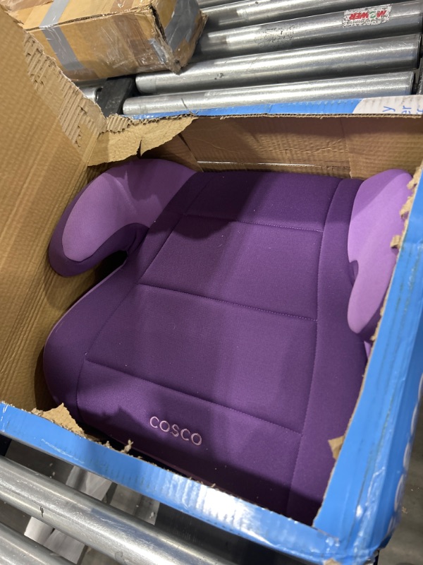 Photo 2 of Cosco Topside Booster Car Seat - Easy to Move, Lightweight Design (Grape), 1 Count (Pack of 1)