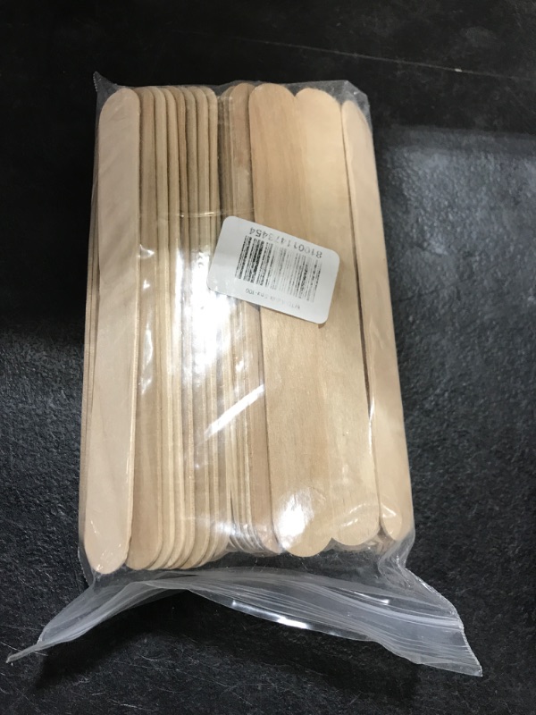Photo 1 of Spa Stix Large Jumbo Waxing Sticks - 6" x 3/4", Pack of 100 Jumbo Sticks 100 Count (Pack of 1) Large Waxing Sticks
