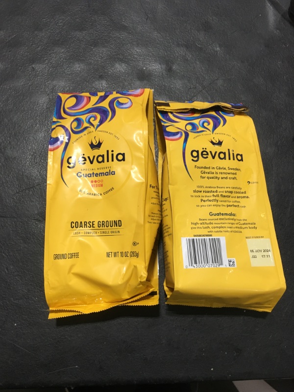 Photo 2 of Gevalia Special Reserve Guatemala Single Origin Medium Roast Coarse Ground Coffee (10 oz Bag) (2 PACK)