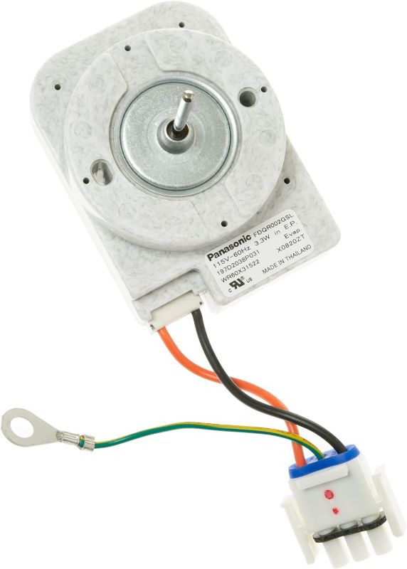 Photo 1 of Parts Master Replacement for GE Refrigerator Evaporator Fan Motor - WR60X31522, PS12741350, AP6977246, 4959523, SM10141 - GE Refrigerator Parts - Fridge Fan Motor Replacement

