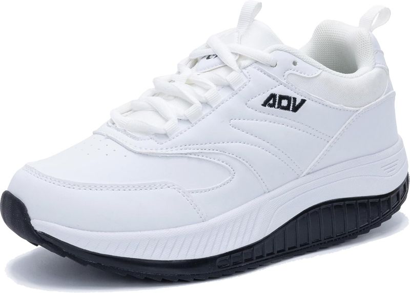 Photo 1 of IIV Womens Walking Shoes with Arch Support, Comfortable Leather Tennis Orthotic Sneakers for Plantar Fasciitis US:7