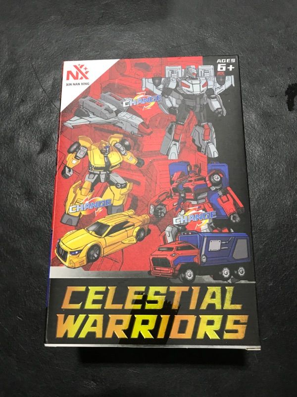 Photo 1 of STOULKD Fighter Plane Transforming into a Giant Robot Toy with Action Figure, Deformation Robot for Boys and Girls Ages 6-10. Grey