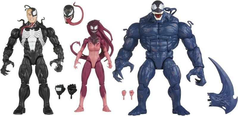 Photo 1 of Marvel Legends Series Venom Multipack 6-Inch Scale Collectible Action Figure Toy, 6 Accessories 