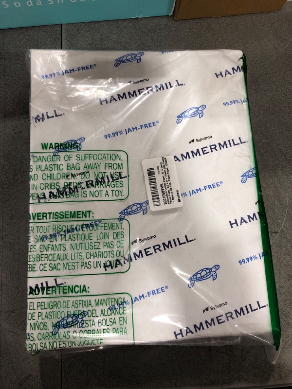 Photo 1 of Hammermill Colored Paper, 20 lb Green Printer Paper, 8.5 x 11-1 Ream (500 Sheets) - Made in the USA, Pastel Paper, 103366R Green 1 Ream | 500 Sheets Letter (8.5x11) Paper