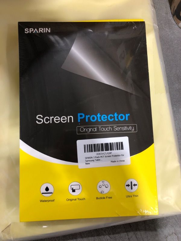 Photo 2 of SPARIN 3 Pack Screen Protector (PET) for Samsung Galaxy Tab A9 (8.7 inch) 2023, High Response and HD Clear Film for Tablet A9
