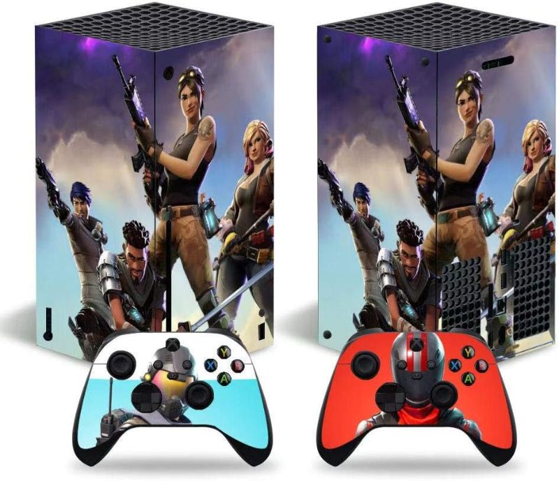Photo 1 of The Console Wrap Xbox Series X Console Skin and Xbox Series X Controller Skins Set, Xbox Series X Skin Wrap Decal Sticker, Game Decal Kit 