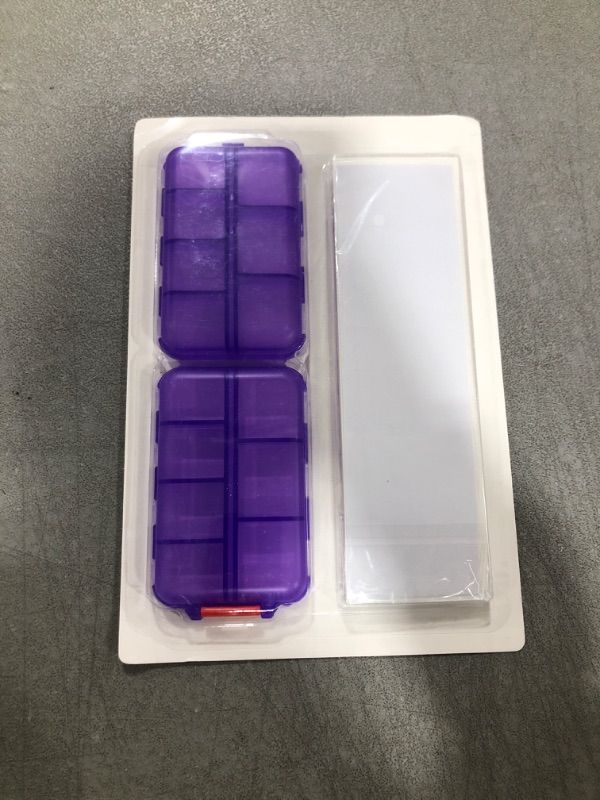 Photo 2 of 14 grids Pill Box, prpl