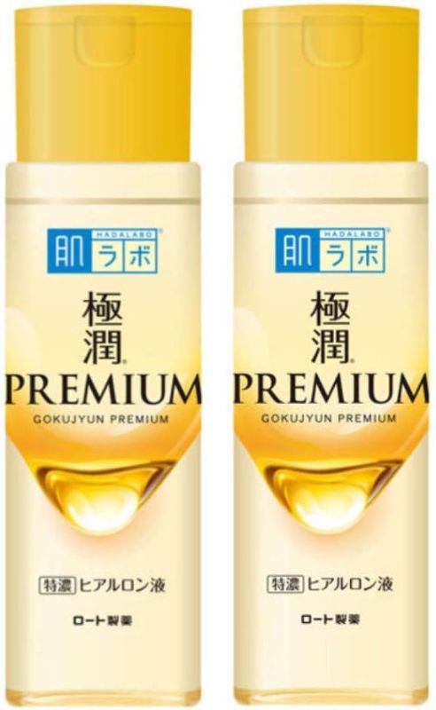 Photo 1 of 2 Set of 2 / Hada Labo Gokujun Premium Hyaluronic Acid 170ml, 2 Set 5.7 Fl Oz (Pack of 2)
