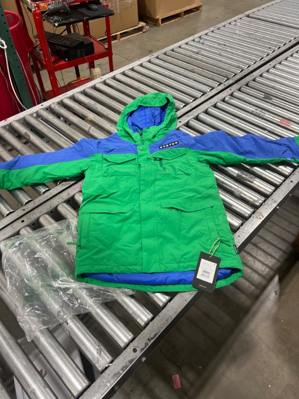 Photo 2 of Burton Boys' Covert 2L Jacket, Clover Green / Amparo Blue, XL
