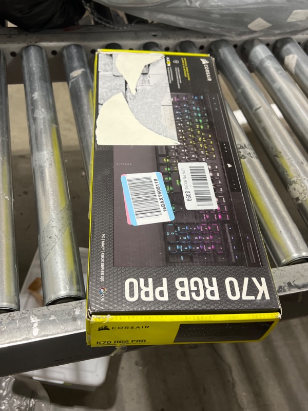 Photo 1 of Corsair K70 RGB PRO Wired Mechanical Gaming Keyboard (CHERRY MX RGB Blue Switches: Tactile and Clicky, 8,000Hz Hyper-Polling, PBT DOUBLE-SHOT PRO Keycaps, Soft-Touch Palm Rest) QWERTY, NA - Black K70 RGB PRO Cherry Blue- Clicky Black