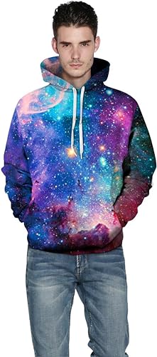 Photo 1 of Star Galaxy Hoodies for Men,Women, Unisex Pullover Hooded Shirts XL
