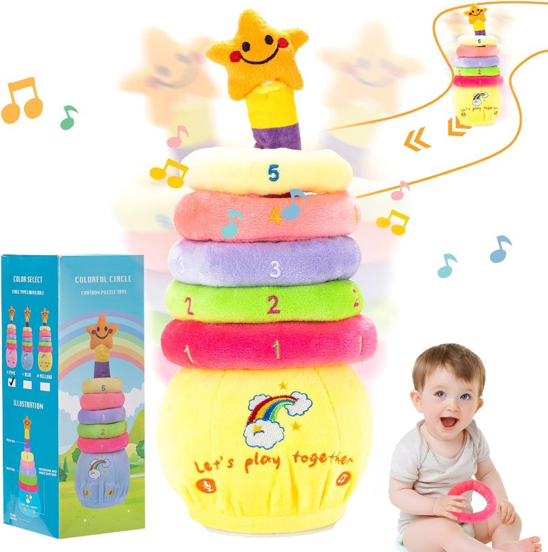 Photo 1 of Baby Toys 6 to 12 Months Boys Girls, Dancing Talking Singing Mimicking Recording Walking Moving Crawling Learning Musical Educational Repeating What You Say Light Up Plush Infant Toddler Sensory Toy 
