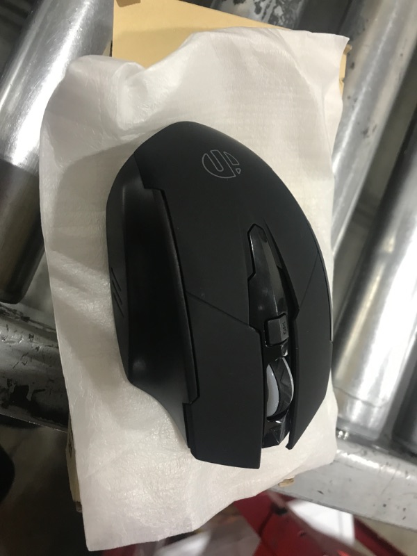 Photo 1 of INPHIC Wireless Mouse 700mAh Large Ergonomic Rechargeable 2.4G Optical PC Laptop Cordless Mice with USB Nano Receiver, for Windows Computer Office, Black