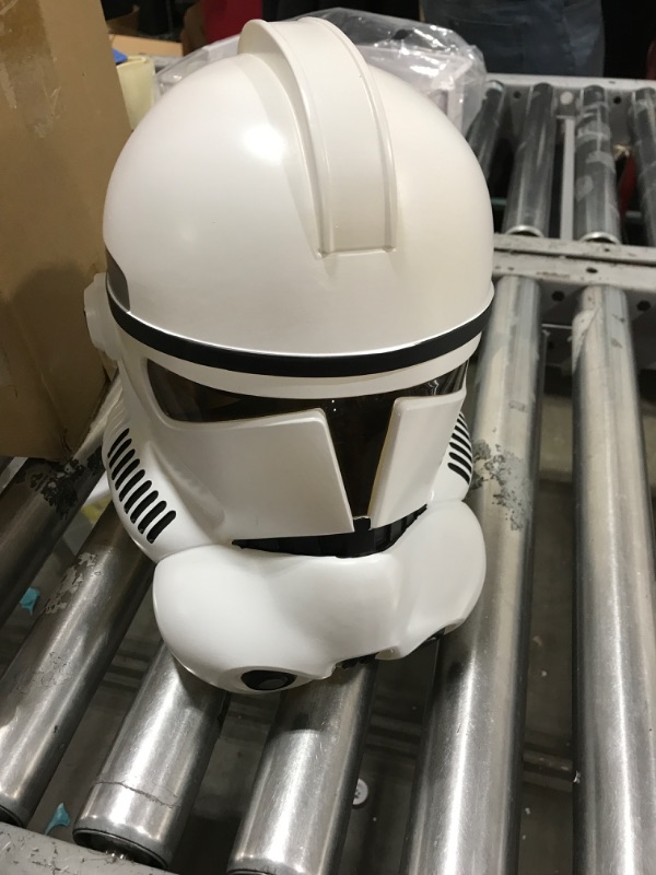 Photo 1 of SW Mandaloran Helmet Sith Jet Troopers Darth Vader Clone Troopers Helmet Full Head Mask Collectible Black