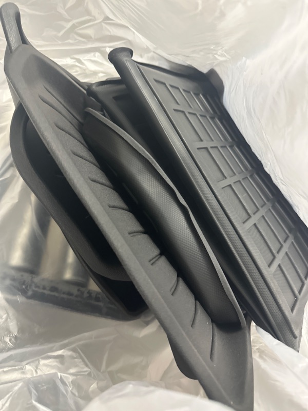 Photo 3 of Tesla Model Y Floor Mats, 6PCS All Weather Front Rear Cargo Liner Mat, Full Set for Tesla Model Y Accessories, 2021 2022 2023 TEP Heavy Duty Trunk Mats, Front Rear Cargo Liner Mat, Precise Size Model Y Full Set Mats ?6 Pcs?