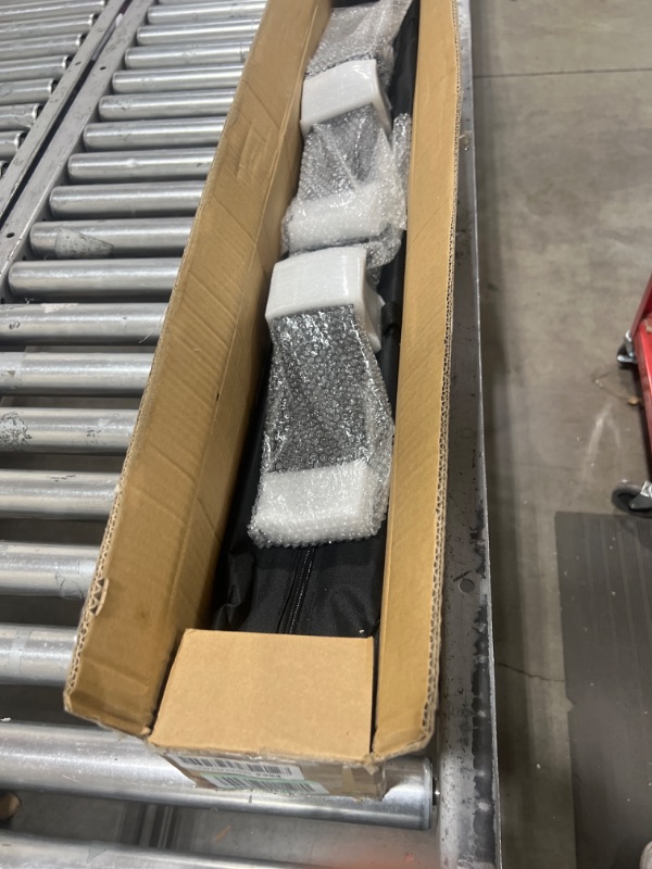 Photo 1 of WinSpin 8' Banner Stand Step and Repeat Display Backdrop Banner Stand Adjustable Telescopic for Parties Trade Show Wall Exhibitor Photo Booth Background with Carrying Bag 8x8'