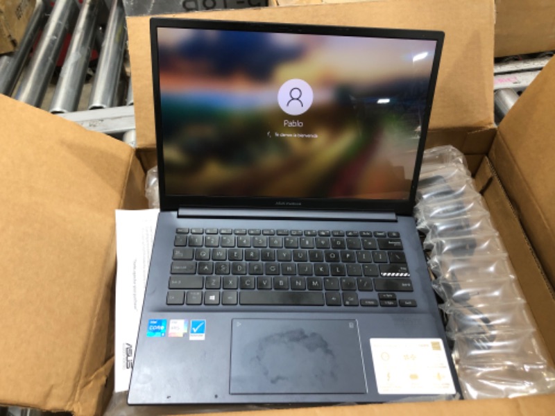 Photo 3 of ASUS VivoBook Pro 14" OLED WQXGA 2880x1800 16:10 Laptop, Core i5-11300H, 8GB RAM, 256GB PCIe SSD, WiFi 6, Thunderbolt 4, Color Quiet Blue K3400PA (Renewed)