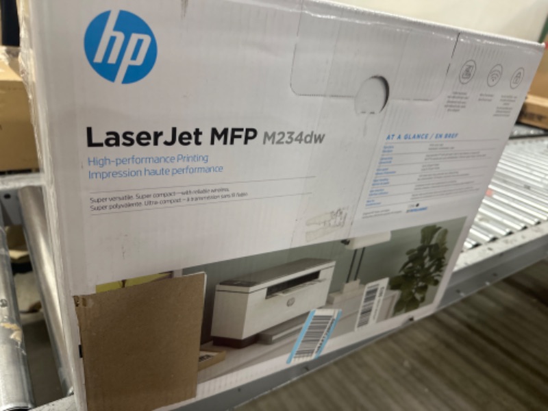 Photo 5 of HP Laserjet MFP M234dw Wireless Black & White All-in-One Printer, with Fast 2-Sided Printing (6GW99F) and Instant Ink $5 Prepaid Code Printer + Instant Ink