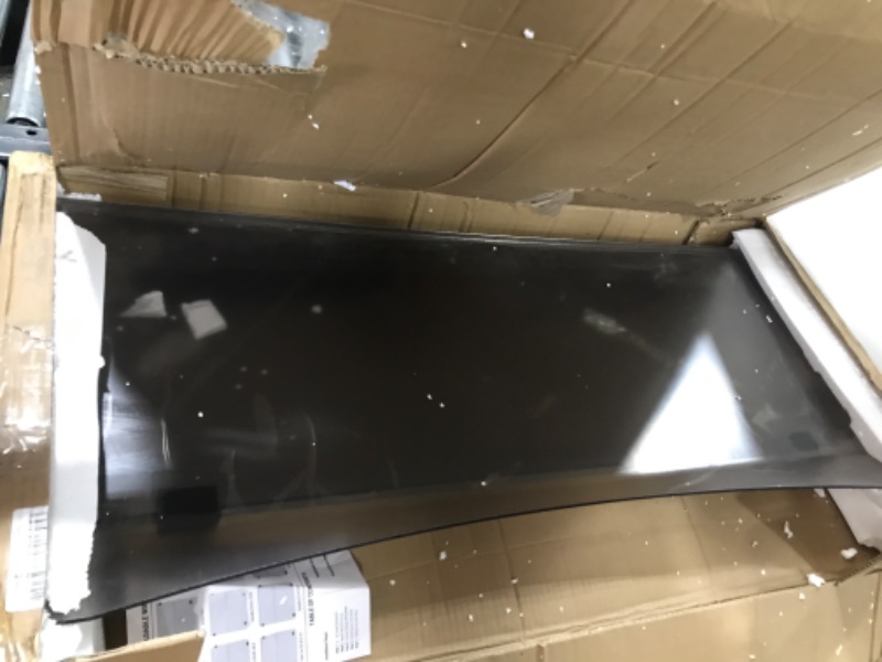 Photo 1 of Golf Cart Foldable Windshield 3/16" (5MM) Thicken Only Fits 2014+ EZGO TXT with 1"×1" Strut Rail Front Folding Acrylic Windshield Replacement to Shield UV, Included Mounting Hardware - Tinted